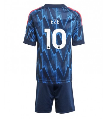 Arsenal Eberechi Eze #10 Replika Bortatröja Barn 2025-26 Kortärmad (+ Korta byxor)